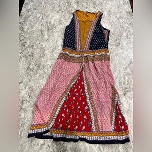 Patrons of Peace Vibrant Floral Dress size small